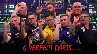 9 Darter Attempts 2024 Grand Slam of Darts [upl. by Aihcila]