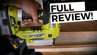 I bet you DONT KNOW how awesome the Ryobi Cordless Nailers are Ryobi Cordless Nailer REVIEW [upl. by Nancie]