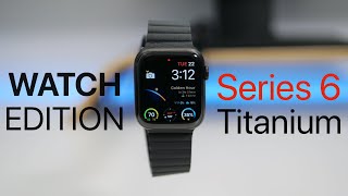 Apple Watch Series 6 Titanium Unboxing Setup and First Look [upl. by Nylzzaj]