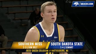 Mens Basketball Highlights at Southern Mississippi 11222023 [upl. by Adnopoz682]