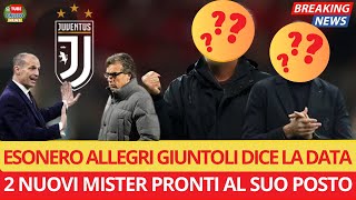 ESONERO ALLEGRI VERTICE URGENTE JUVE QUANDO LASCERÀ LA PANCHINA  NEWS CALCIO [upl. by Melinda311]