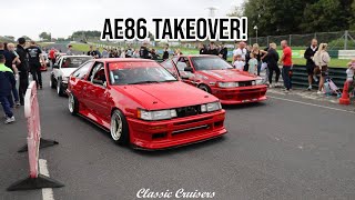 THE LARGEST GATHERING OF TOYOTA AE86 TWINCAM  86 Fest Ireland [upl. by Norford]