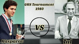 Mikhail Tal vs Garry Kasparov • URS Tournament Championship 1980 [upl. by Alrahc]