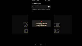 WhatsApp Silinen Mesajları Görme Samsung whatsapp shorts [upl. by Dearden]