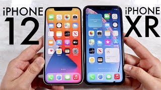 iPhone 12 Vs iPhone XR Comparison Review [upl. by Neirol956]