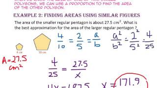 104 Perimeters and Areas of Similar Figures [upl. by Ttej]