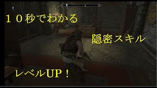 【スカイリム】Skyrim 隠密 スキル上げ [upl. by Yleve846]