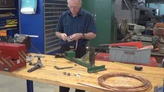 Copper Tube bendingHow to Bend Copper Tube a Tutorial by Kevin Ging [upl. by Fishbein]