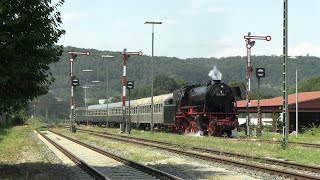 23 058 tobt in ihrer alten Heimat  Die Bundesbahn lebt um Crailsheim 4K [upl. by Fields488]