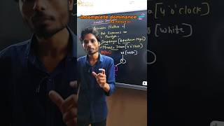 Incomplete Dominance By fanesh sir biology incompletedominance k2institute shorts [upl. by Ma]