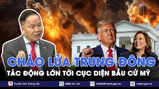 Chuyên gia Chảo lửa Trung Đông sẽ tác động rất lớn tới cục diện bầu cử Mỹ  BLQT  VNews [upl. by Hillinck415]