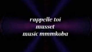 rappelle toi Musset [upl. by Vassily]