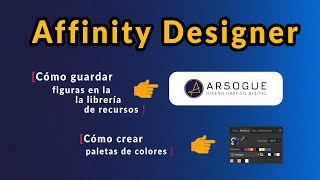 Como guardar recurso gráficos en Affinity designer [upl. by Assetnoc]