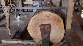 How A Wind Powered Sawmill Works AMAZING [upl. by Notxarb]