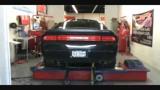 SRT8 Challenger Twin Turbo Smokes the Tires on the Dyno Tuned by Steven Leerentveld [upl. by Bonaparte]