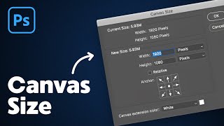 How to Change Canvas Size in Photoshop [upl. by Yendahc892]