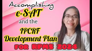 Self  Assessment Tool and the IPCRF Development Plan [upl. by Haseefan192]