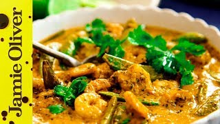 Jamies Thai Red Curry with Prawns  Jamie Oliver [upl. by Lizzie]