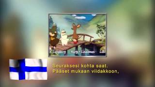 Moomin intro in 17 languages with lyrics [upl. by Ehgit]