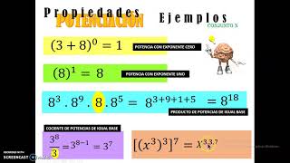 Propiedades de potenciación N [upl. by Lairea710]