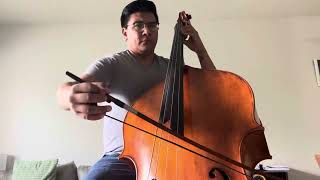 Samuel Goldenberg and Schmuyle Double Bass Excerpt [upl. by Nylirehs]