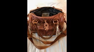 Whats in my bag George Gina amp Lucy Goodbye Johnny purse satchel [upl. by Hyacintha]