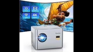 Tasofac Native 1080P Projector Review – Pros amp Cons WiFi and Bluetooth 4K Support [upl. by Lawton]