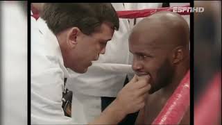 Michael Moorer vs George Foreman HD [upl. by Ylrrad]