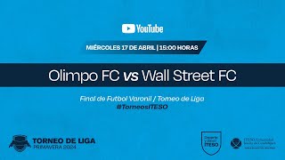 Olimpo FC vs Wall Street FC  Futbol 7 varonil  Torneo de Liga [upl. by Mun213]