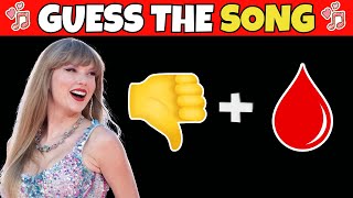 Guess the TAYLOR SWIFTquotS song by the EMOJIS🤩 Only for real SWIFTIES [upl. by Tnilc]