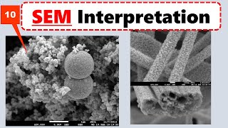 SEM Micrographs Interpretation in Experimental paper Scanning Electron Microscopy SEM Analysis [upl. by Ydrah745]