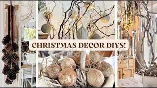 CHRISTMAS DIY DECOR  HIGHEND CHRISTMAS DECOR  HOME DECOR ON A BUDGET  Christmas Decorating Ep1 [upl. by Divaj]