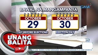 Campaign period para sa Barangay at SK Elections Oct 19  Oct 28  UB [upl. by Dewhurst]