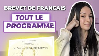 BREVET de FRANÇAIS 2024  TOUT le programme en 30 minutes [upl. by Karol892]