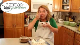 Cookies and Cream Ice Cream Cake  Hot and Cold Dessert  Azorean Greenbean [upl. by Euginimod]