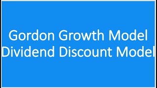 Dividend Discount Model Multistage Growth Gordon Growth ModelSum [upl. by Solokin]