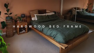 Hardwood bed frame  DIY Build [upl. by Perla759]