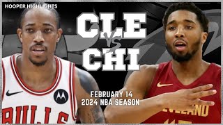 Chicago Bulls vs Cleveland Cavaliers Full Game Highlights  Feb 14  2024 NBA Season [upl. by Ollayos]