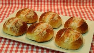 Receta de bollos dulces de pan  Bollos Suizos [upl. by Moreland]