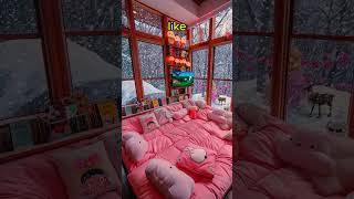 Which bedroom would you visit in a dream 🛌🌧️ aesthetic aurorarelaxing vibes asmr viral [upl. by Drahnreb]