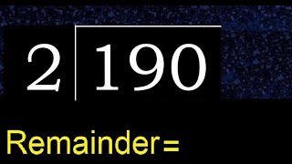 Divide 115 by 8  remainder  Division with 1 Digit Divisors  How to do [upl. by Bax712]