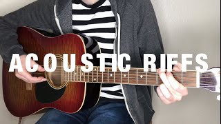 12 Legendary Acoustic RiffsSongs [upl. by Ardnahcal]