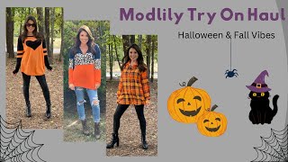 Modlily Try On Haul HalloweenFall Clothes [upl. by Padgett822]