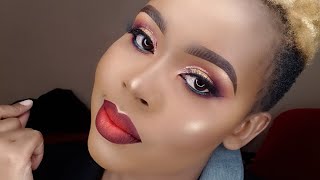 SIGNATURE RED OMBRE LIP TUTORIAL FOR BEGINNERS [upl. by Revart932]