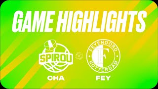 Spirou Basket vs Zeeuw amp Zeeuw Feyenoord Basketball  Game Highlights [upl. by Laved]