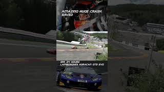 🏁amazing huge crash saved jack aitken spain 24h supercars crash supercarcrashes expensivecars [upl. by Aneetsirk]