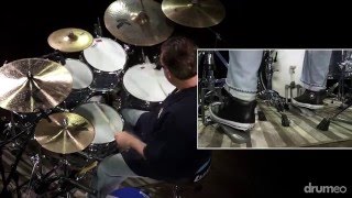 Pat Petrillo groove performance  Drumeo [upl. by Yralih]