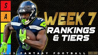 Top 36 Running Back Rankings  Week 7 Fantasy Football [upl. by Eynahpets140]