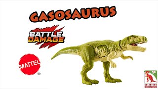 Gasosaurus Battle Damage Mattel review completo [upl. by Kippar]