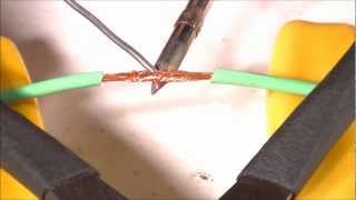 How To Solder  IntroJoining Stranded Wires  Part 1 [upl. by Leasi]